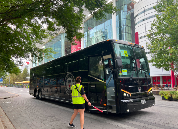 Sports Team Charter Bus Services in Houston, Texas